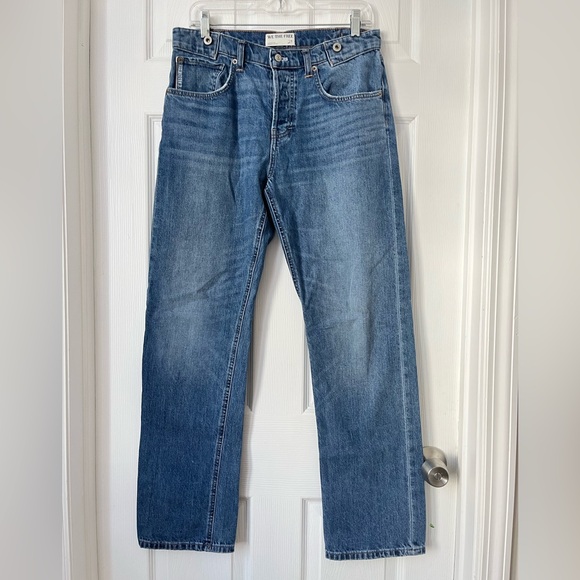 WE THE FREE  button fly SLIM SHADE SELVEDGE JEANS size 29 - Picture 5 of 12
